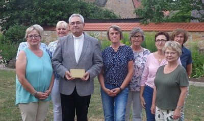 Spende beim Sommerfest