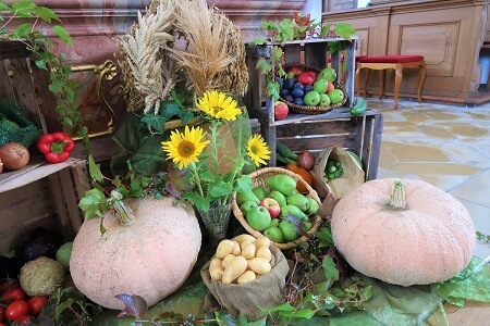 Erntedank-Feier