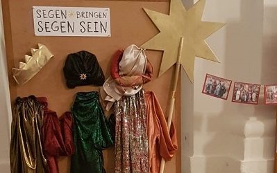 Sternsinger sprechen Dank aus
