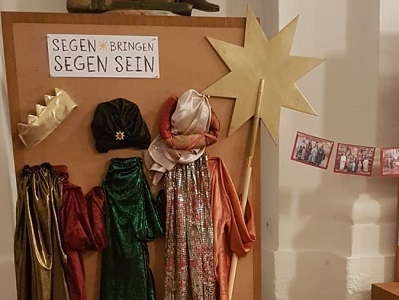 Sternsinger sprechen Dank aus