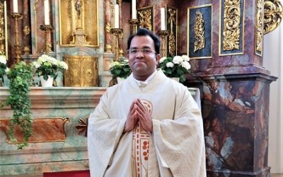 Pater Robin seit 10 Jahren im priesterlichen Dienst