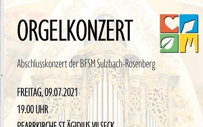 Orgelkonzert von Lukas Schöpf