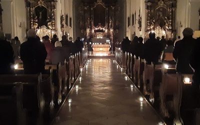 Rorate-Messe mit allen Helfern der Pfarrei