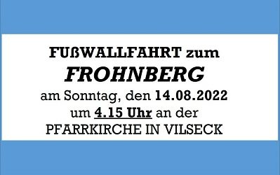 Fußwallfahrt zum Frohnberg 2022