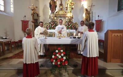 Jugendgottesdienst beim Bergfest