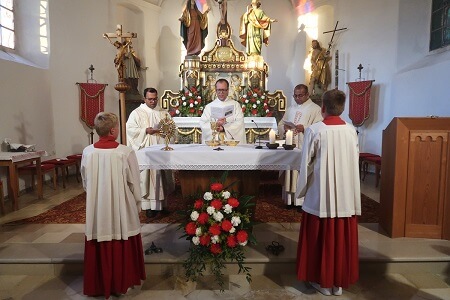 Jugendgottesdienst beim Bergfest