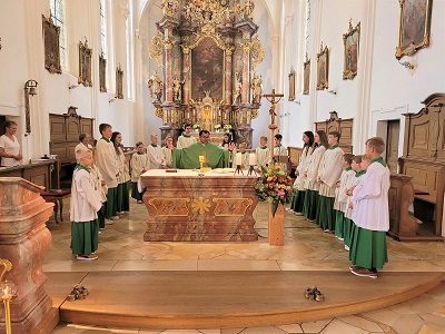 Neue Ministranten für die Pfarrei St. Ägidius