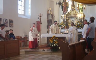 Jugendgottesdienst beim Bergfest