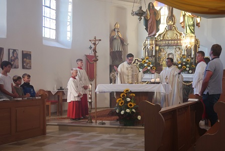 Jugendgottesdienst beim Bergfest