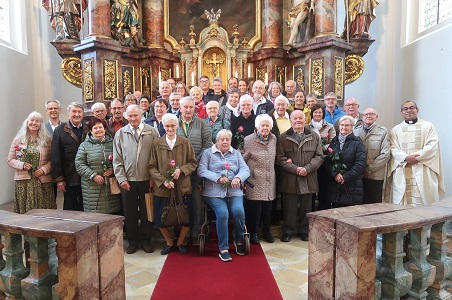 Dankgottesdienst für Ehejubilare am Erntedankfest