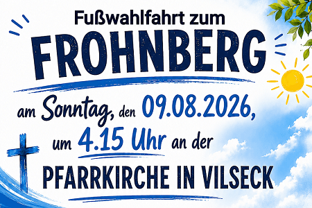 Fußwallfahrt zum Frohnberg
