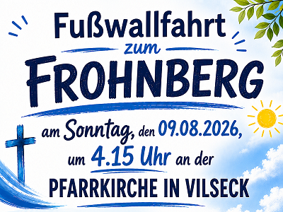 Fußwallfahrt zum Frohnberg