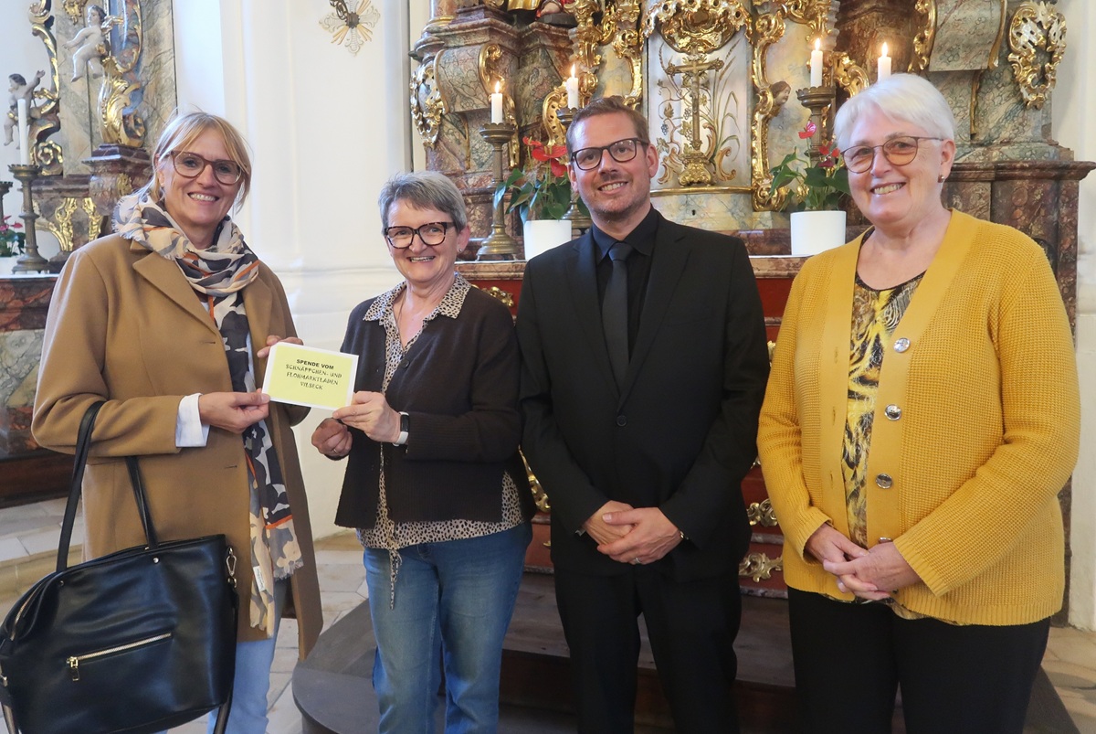 Orgelkonzert mit Spendenüberg.